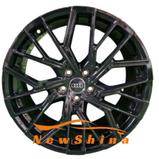 Replica H3385F 9x21 5x112 ET25 DIA66.5 Black